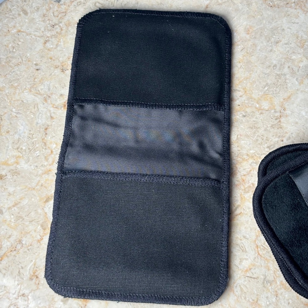 Dior‎ Reusable Makeup Remover Pads Set Storage Pouch Black White - Picture 4 of 10